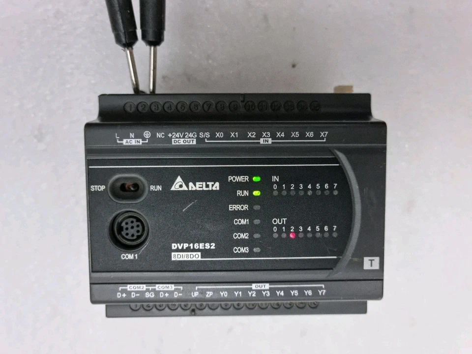 Used Working Delta DVP16ES200T DVP16ES2 100-240Vac
